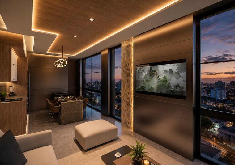 Departamento tipo 2 · sala, vista 4 de 4