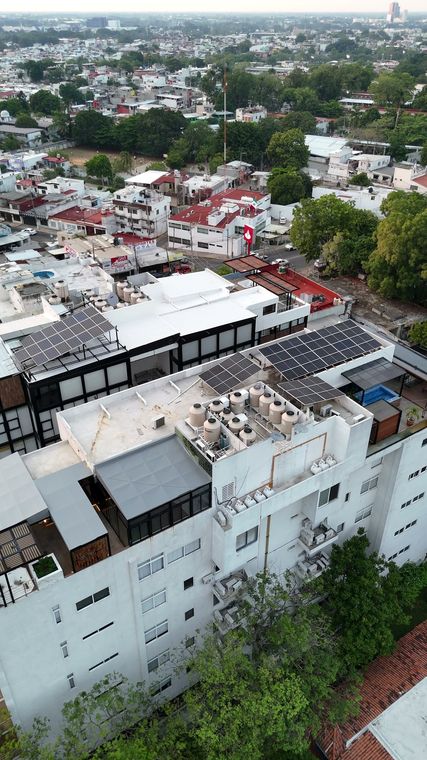 Volumen del penthouse desde el aire · vista 4 de 4