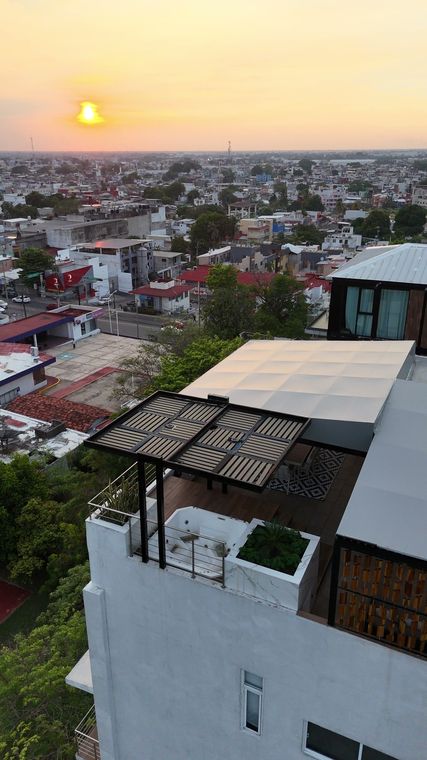 Roof garden al atardecer · vista 4 de 10