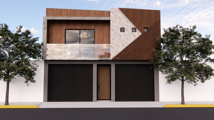 Fachada residencial · Villahermosa