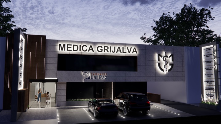 Médica Grijalva — Remodelación de centro médico, Villahermosa